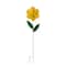 Glitzhome® 3.5ft Assorted Multi-Functional Metal Dimensional Flower Yard Stake, 3ct.